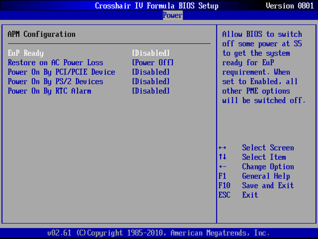 AMD BIOS Setup