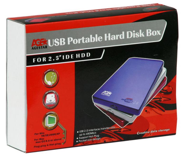 Внешний корпус для жесткого диска HDD 2,5