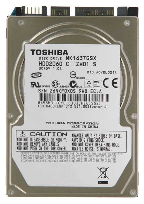 Купить Жесткий Диск Toshiba Mk2552gsx