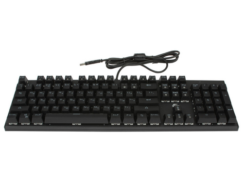 Игровая механическая клавиатура Gembird KB-G550L CHASER (вид спереди)