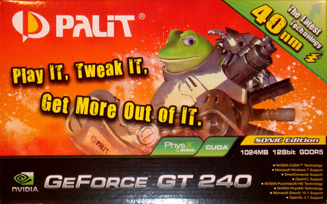 Palit GT 240 Sonic и Gainward GeForce GT240 1024MB GDDR5 GS: достойная  замена GeForce 9600 GT - Статьи