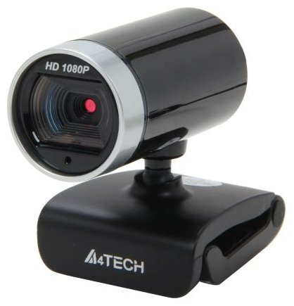 Веб-камера A4Tech "PK-910H" с микрофоном, черный