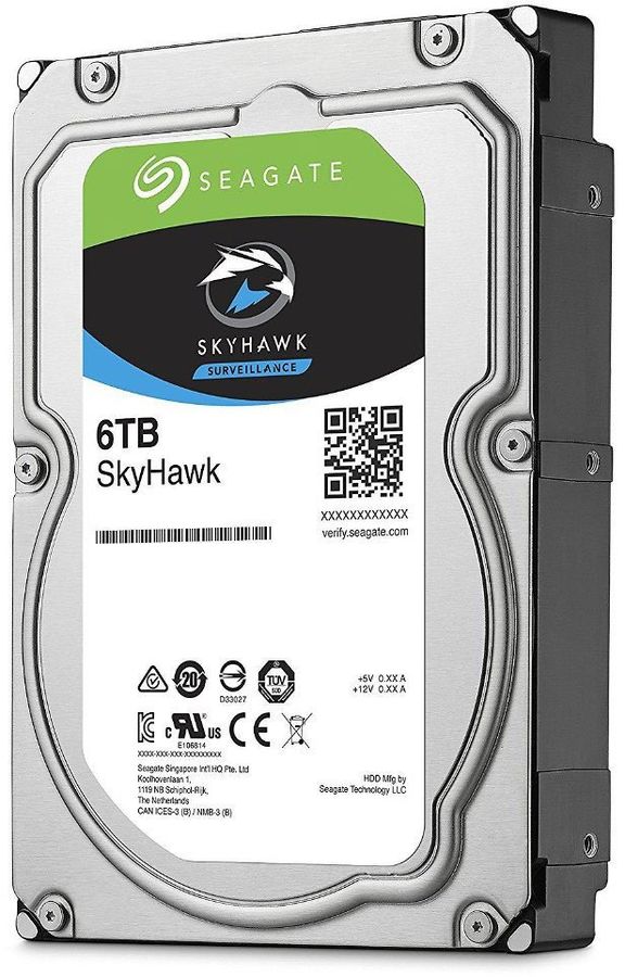 Жесткий диск 6ТБ Seagate "SkyHawk Surveillance ST6000VX001", 256МБ