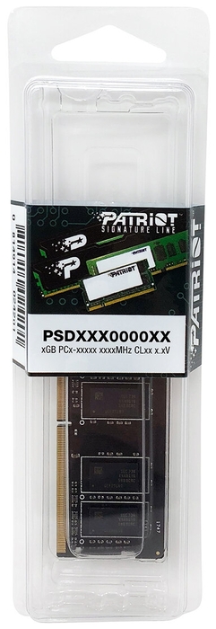 null Модуль памяти SO-DIMM 8ГБ DDR4 SDRAM Patriot "PSD48G266681S". null.