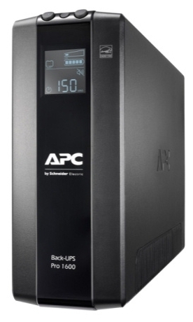 Источник бесперебойного питания 1600ВА APC "Back-UPS Pro 1600" BR1600MI, черный