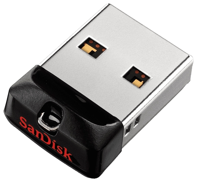 Накопитель USB flash 32ГБ SanDisk "Cruzer Fit" SDCZ33-032G-G35, черный
