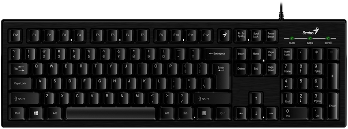 Клавиатура Клавиатура Genius "Smart KB-101", 105кн., черный. null.