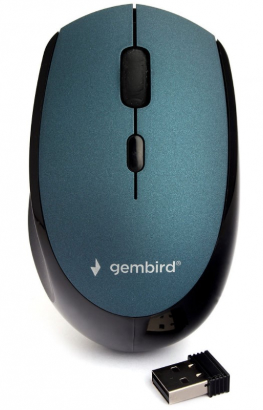 Оптическая мышь Gembird "MUSW-354-B", беспров., 3кн.+скр., синий