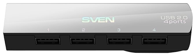 Разветвитель 4 порта USB2.0 Sven "HB-891", внешн., черный
