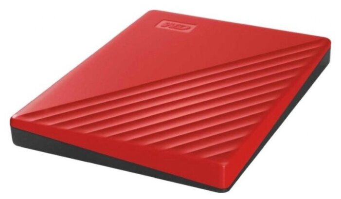 Внешний жесткий диск Внешний жесткий диск 2ТБ 2.5" Western Digital "My Passport WDBYVG0020BRD", красный. null.