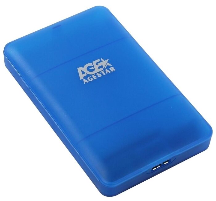 Контейнер Agestar "3UBCP3" для 2.5" SATA HDD/SSD, синий