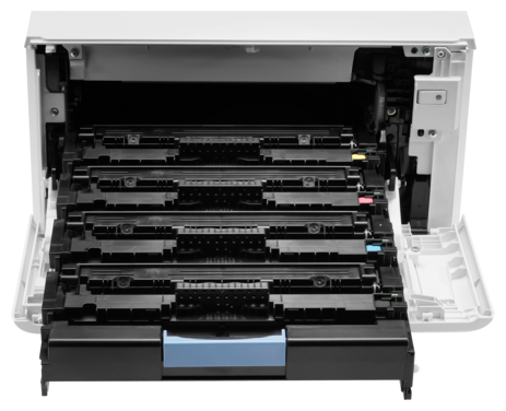 Цветной лазерный принтер Цветной лазерный принтер HP "Color LaserJet Pro M454dw" A4, 600x600dpi, белый. null.