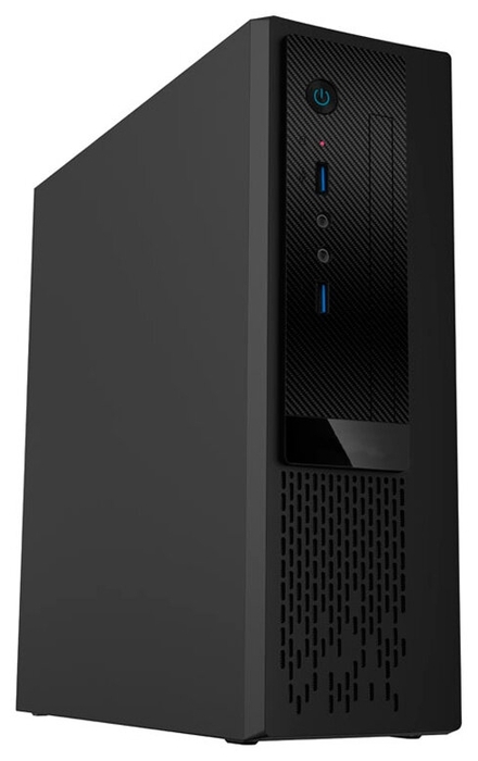 Корпус Desktop Powerman "PS201", mini-ITX, черный