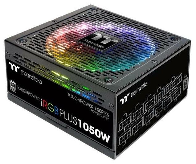 Блок питания 1050Вт Thermaltake "Toughpower Plus iRGB 1050W" PS-TPI-1050F2FDPE-1 ATX 12V v2.4 and EPS v2.92