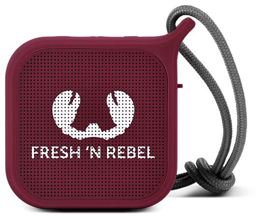 null Акустическая система Fresh 'N Rebel "Rockbox Pebble" 1RB0500RU, портативная, темно-красный. null.