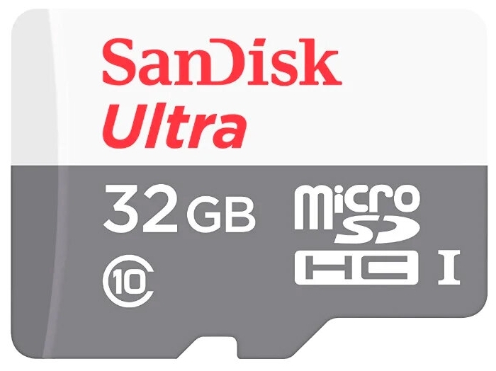 null Карта памяти 32ГБ SanDisk "Ultra SDSQUNR-032G-GN3MN" microSDHC UHS-I Class10. null.