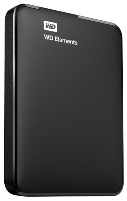 null Внешний жесткий диск 1ТБ 2.5" Western Digital "Elements WDBUZG0010BBK", черный. null.