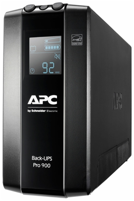 Источник бесперебойного питания 900ВА APC "Back-UPS Pro 900" BR900MI, C13, черный