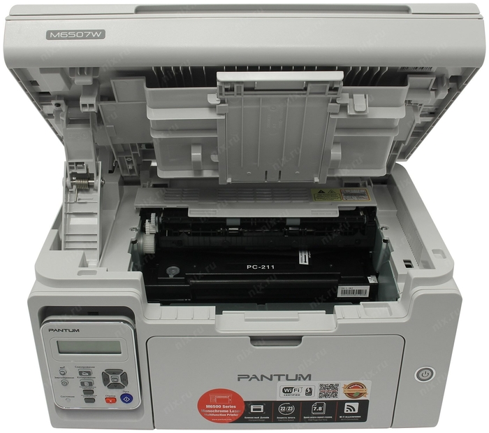 null Многофункциональное устройство Pantum "M6507W" A4, лазерный, принтер + сканер + копир, ЖК, серый. null.