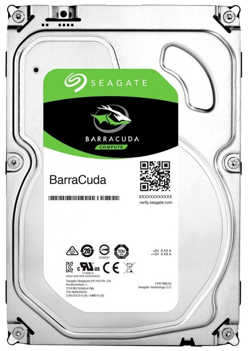 Жесткий диск 8ТБ Seagate "BarraCuda ST8000DM004", 5400об./мин., 256МБ