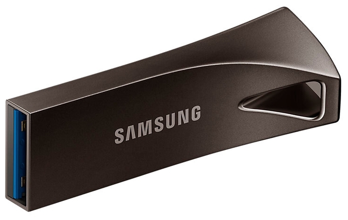 Накопитель USB flash 256ГБ Samsung "BAR Plus" MUF-256BE4/APC, серый