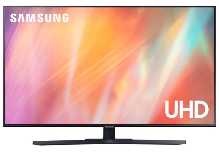null Телевизор 50" Samsung "UHD Smart TV UE50AU7500UXRU", титан. null.