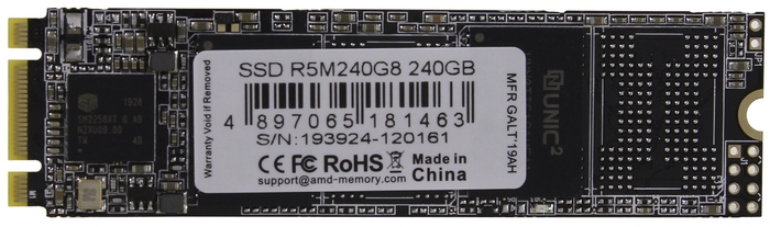 SSD диск 240ГБ M.2 AMD "Radeon R5" R5M240G8