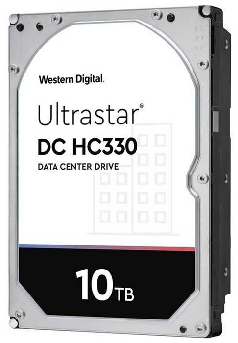 Жесткий диск 10ТБ Western Digital "Ultrastar DC HC330 WUS721010ALE6L4", 7200об./мин., 256МБ