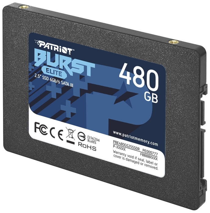 SSD диск 480ГБ 2.5" Patriot "Burst Elite" PBE480GS25SSDR