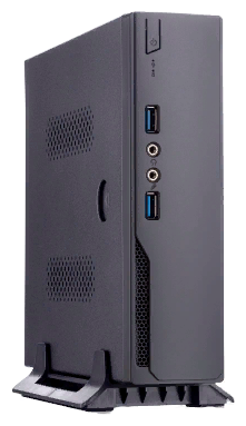 Корпус Minitower Foxline "FL-103-AD120-DC", mini-ITX, черный