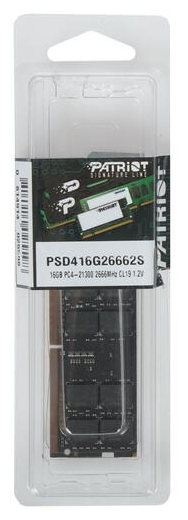 null Модуль оперативной памяти SO-DIMM 16ГБ DDR4 SDRAM Patriot "PSD416G26662S". null.