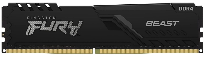 Модуль оперативной памяти 16ГБ DDR4 SDRAM Kingston "FURY Beast" KF436C18BB/16