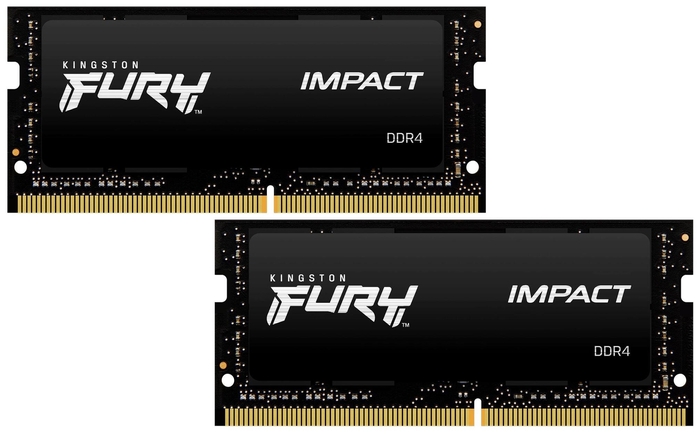Модуль оперативной памяти SO-DIMM 2x16ГБ DDR4 SDRAM Kingston "FURY Impact" KF426S15IB1K2/32
