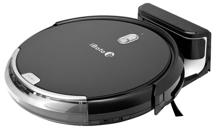 Робот-пылесос iBoto "Smart X615GW Aqua", 60Вт, Wi-Fi, черно-серый