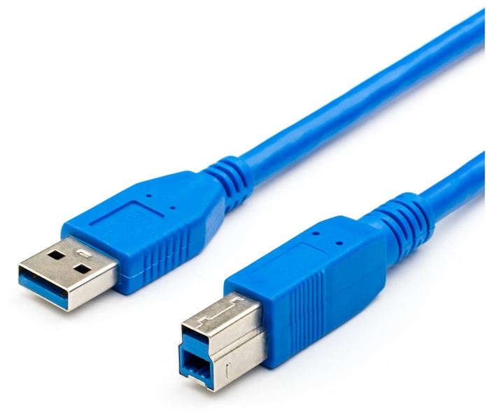Кабель USB3.0 соединительный USB A-B Atcom "AT2824" синий