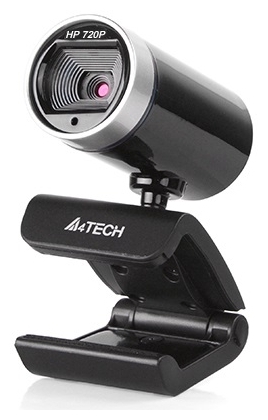 Веб-камера A4Tech "PK-910P" с микрофоном, черный