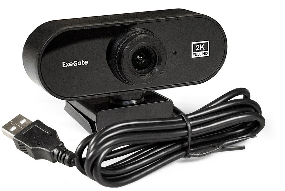Веб-камера ExeGate "C940 Stream" EX287380RUS, с микрофоном, черный