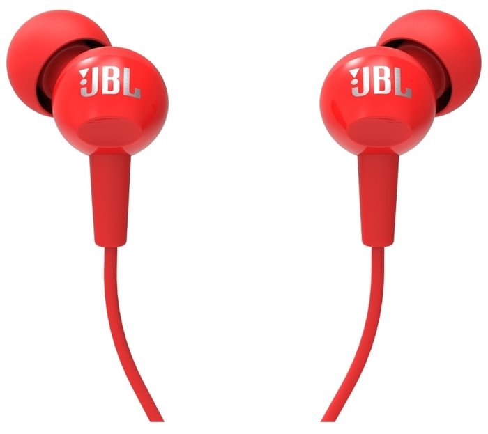 Гарнитура JBL "C100SI", красный