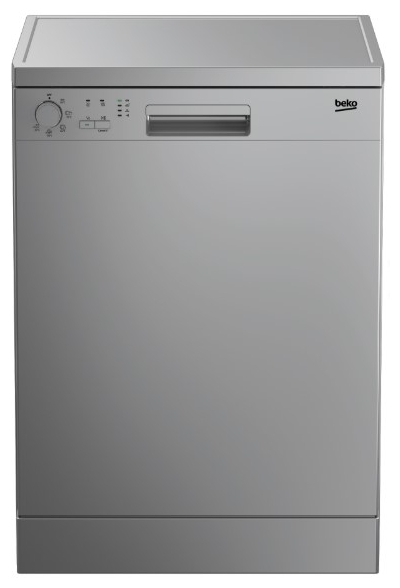 Посудомоечная машина Beko "DFN05W13S", 60 см, A, AquaStop, серебристый