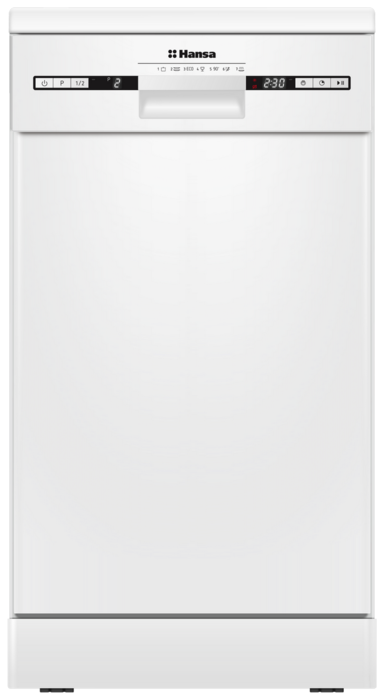 Посудомоечная машина Hansa "ZWM427EWH", 45 см, A++, AquaStop, белый
