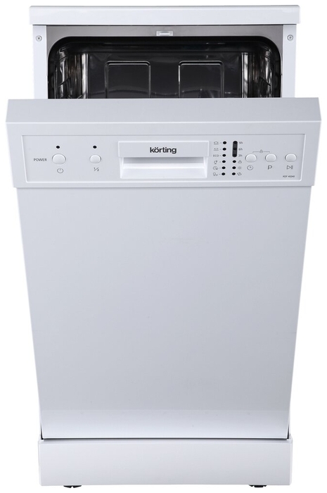 null Посудомоечная машина Korting "KDF 45240", 45 см, A++, AquaStop, белый. null.