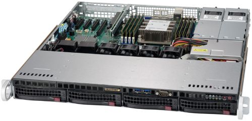 null Платформа 1U 19" RM Supermicro "SuperServer SYS-5019P-MTR". null.
