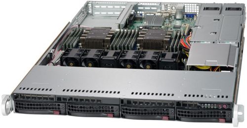 null Платформа 1U 19" RM Supermicro "SuperServer SYS-6019P-WTR". null.