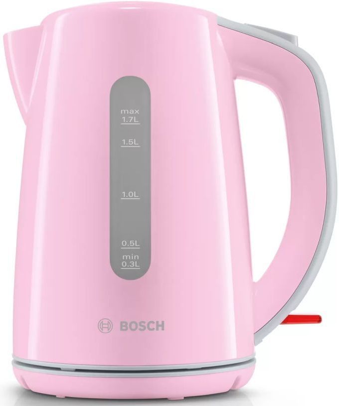 null Чайник Bosch "TWK7500K", электрический, розовый. null.
