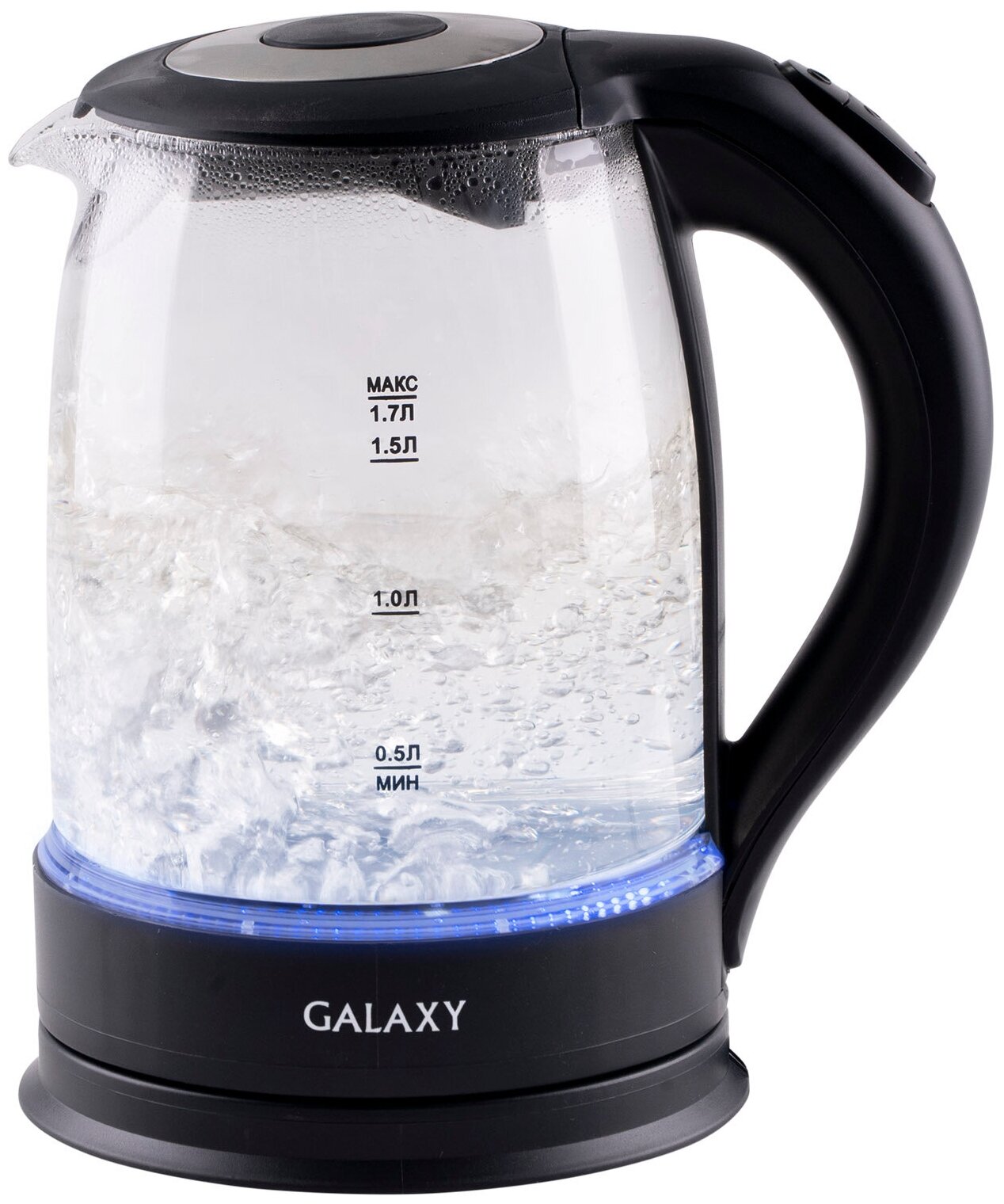 Чайник Galaxy "GL0553", электрический, черный