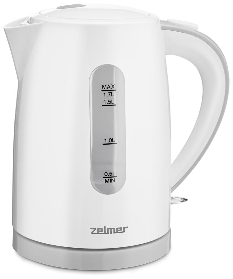Чайник Zelmer "ZCK7616S WHITE/SYMBIO", электрический, белый