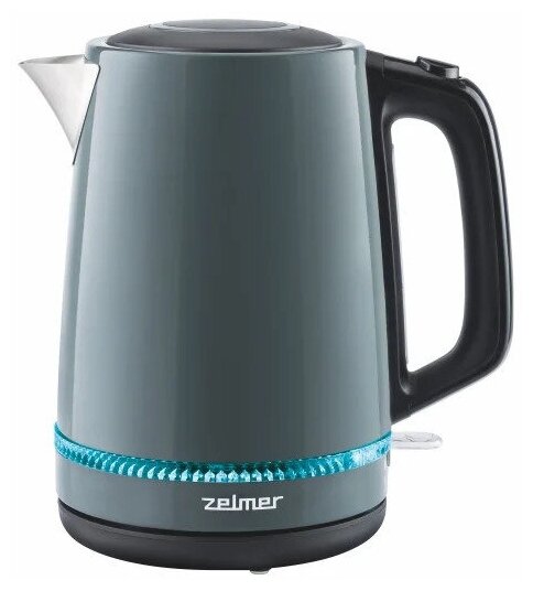 Чайник Zelmer "ZCK7921G GRAY", электрический, серый