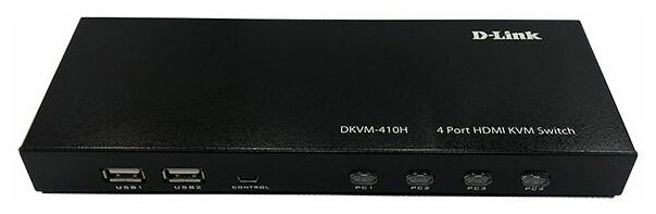 Переключатель KVM на 4 ПК D-Link "DKVM-410H/A2A" монитор