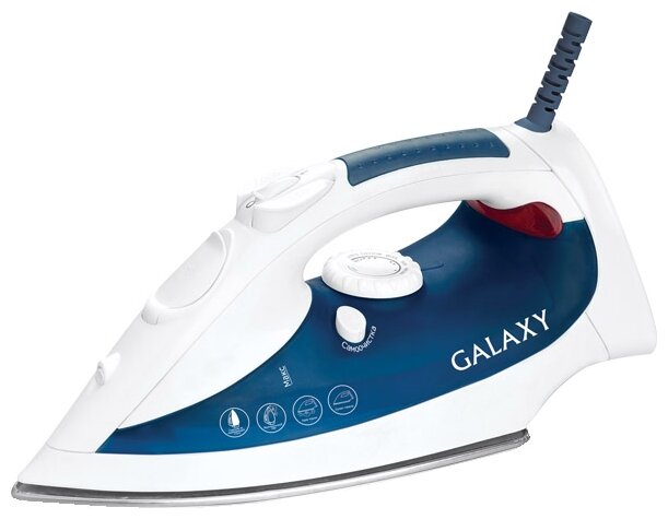 Утюг Galaxy "GL6102", бело-синий