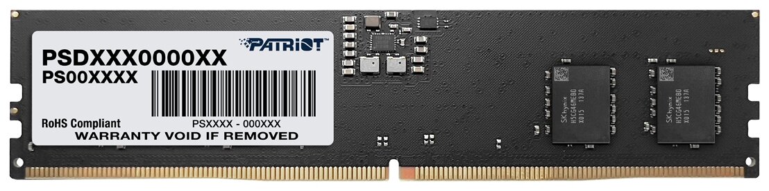 Модуль оперативной памяти 16ГБ DDR5 SDRAM Patriot "Signature Line" PSD516G480081